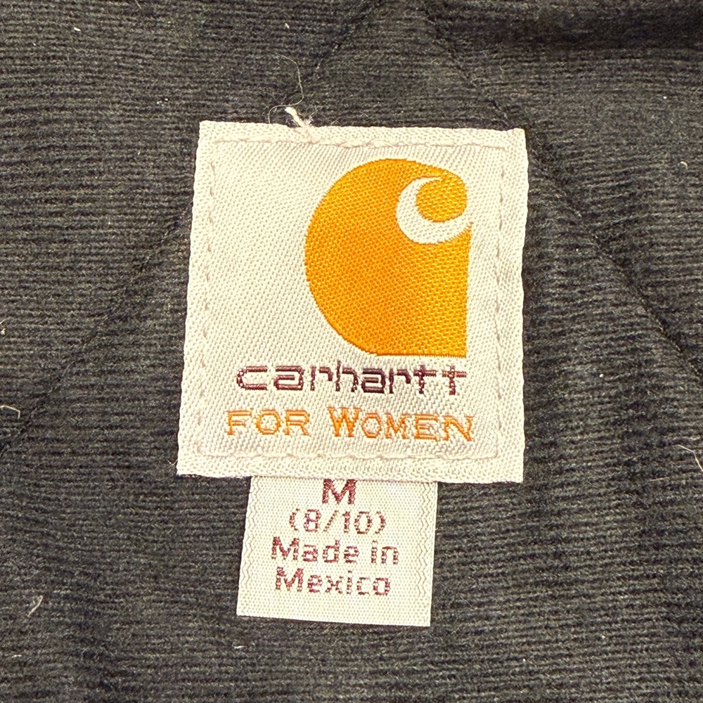 Women’s Carhartt Canvas Plum Insulated Hooded Jacket - Picture 2 of 3